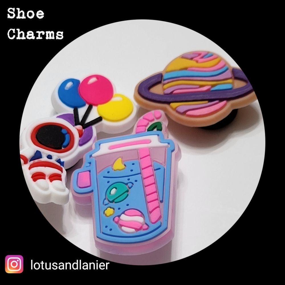 Shoe Charms "Out of this World Boba" Charms Set of 3